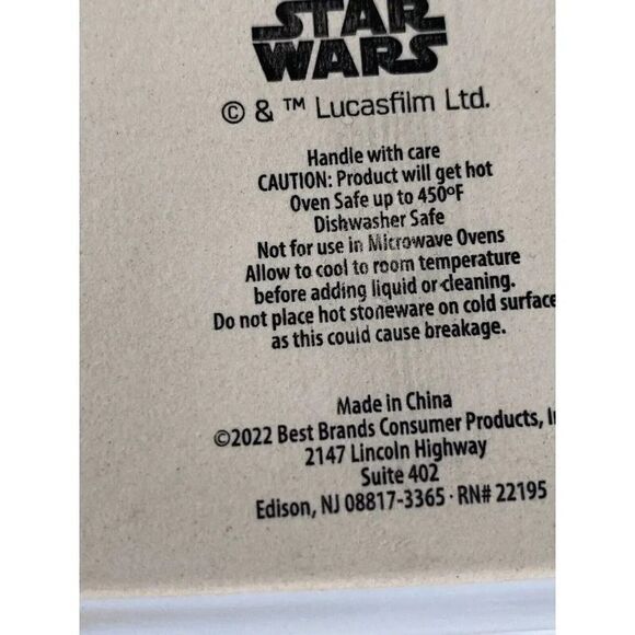 Star Wars Grogu Baby Yoda Pumpkin Fall MINI Loaf Bread Baking Pan Dish Ceramic - Picture 10 of 10